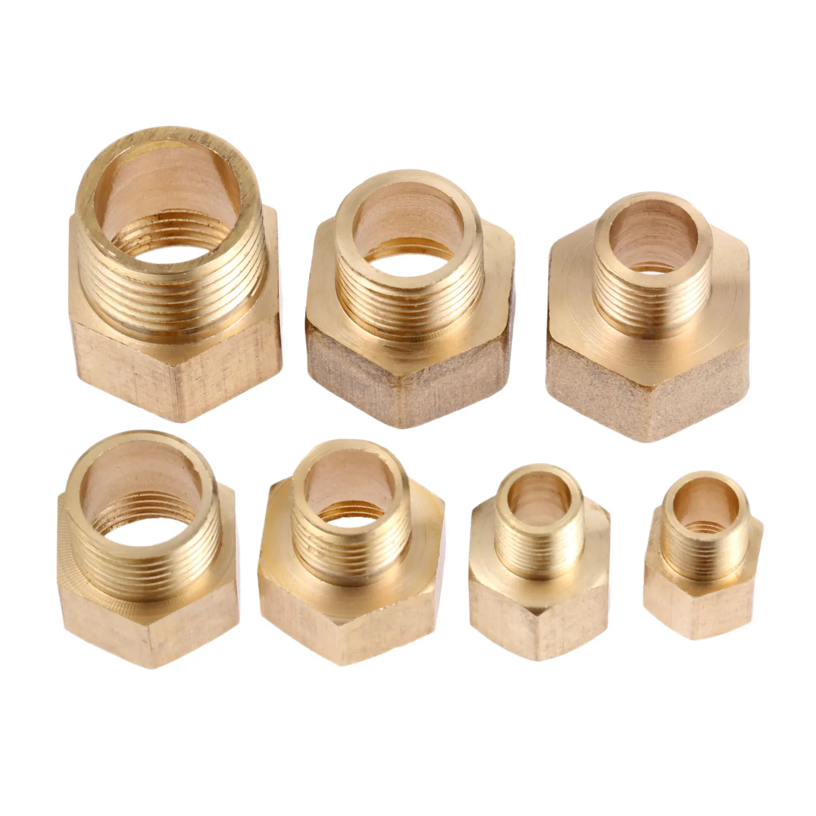 2 шт. 1/8 &quot1/4&quot 3/8 &quot1/2 PT штыревые к женскому резьбе шестигранные втулки фитинги