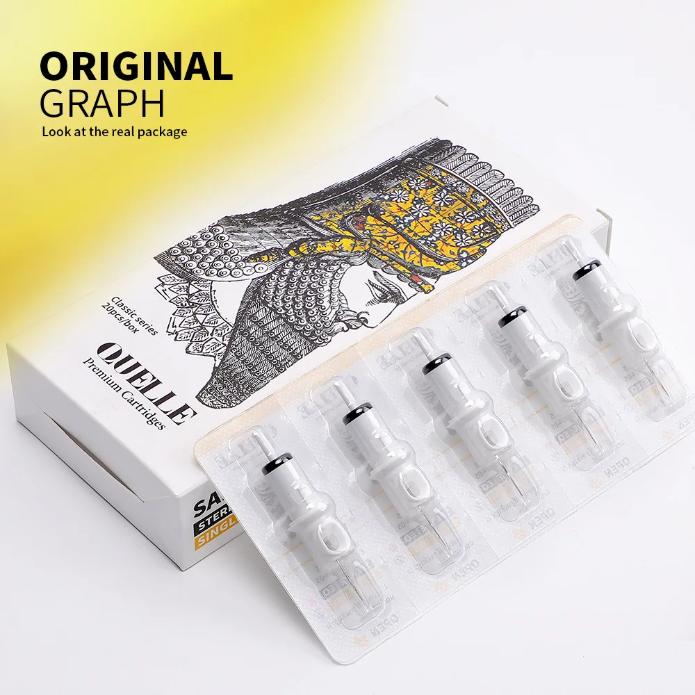 

New EO GAS Premium Quality Tattoo Cartridge Needles for Tattoo Makeup Pen Machines 10/12RL 3RL 5RL 7RL 9RL 11RL 13RL Equipment