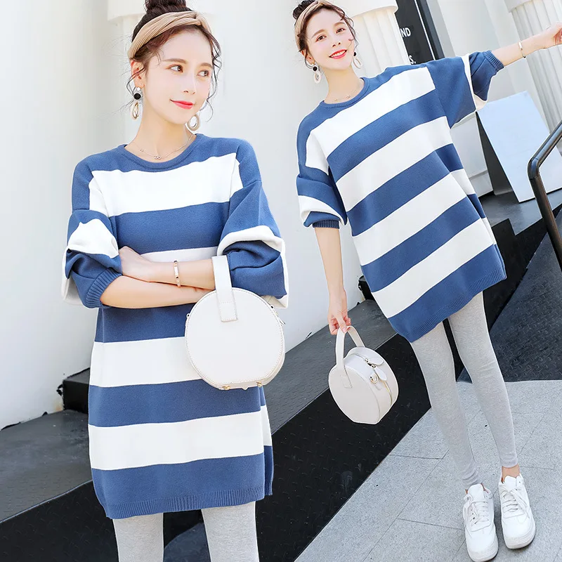 Autumn Winter Maternity Sweaters Loose Clothes for Pregnant Women Korean Fashion Maternity Sweaters H283 Autumn Winter Maternity Sweaters Loose Clothes for Pregnant Women Korean Fashion Maternity Sweaters H283