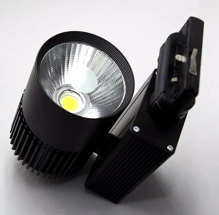 Loja de Roupas Luzes da Loja de Supermercado Venda Quente Levou Pista 40 w Cob Lâmpada Ferroviário Holofotes Sapato Iluminação Interior Ac85265 v Luz 2 Cheap Iluminação do percurso