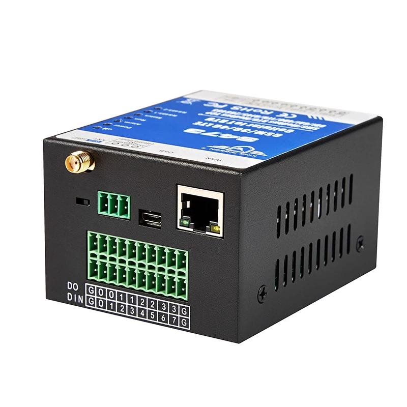 GSM SMS шлюз Modbus RTU к Modbus TCP последовательный порт сервер 8DIN 6AIN 4DO с двумя слотами для sim-карт может интегрироваться в SCADA HMI