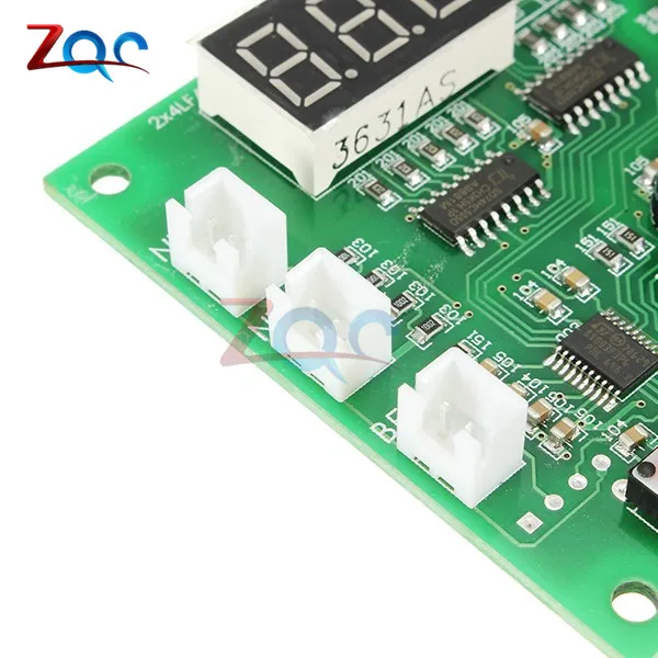 Two Way Heat Dissipation PWM Four Wire Fan Temperature Controller 12V 24V 48V Temperature Speed LED Display Stop Alarm Board