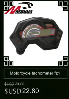 Universal Tachometer ATV Motorcycle LCD Digital Speedometer Odometer KMH Gauge Backlight Motorcycle Odometer for 2,4 Cylinders