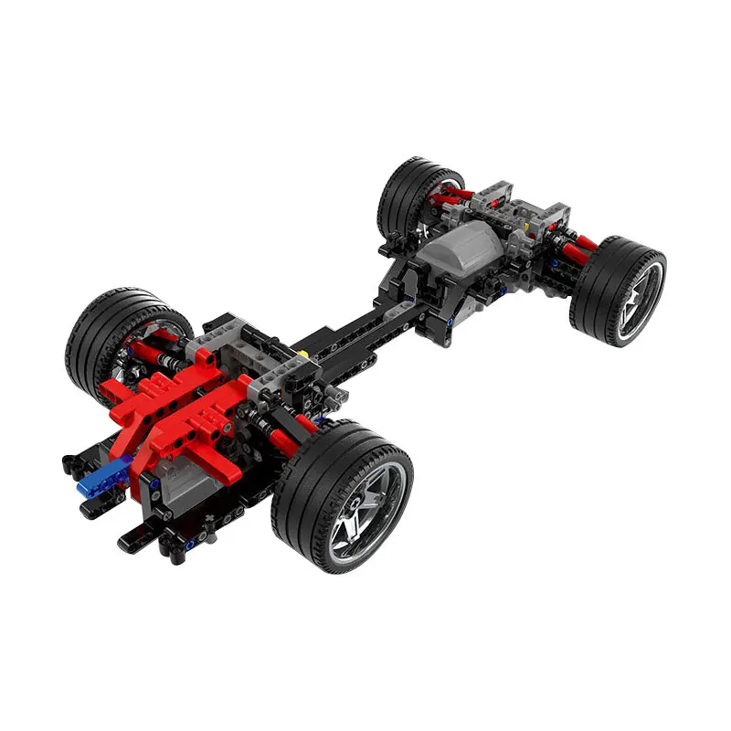 Technic 1970 шт. двигатель RC версия приложения Голосовое управление включает светодиодный фонарь синий гоночный автомобиль строительные блоки игрушки Совместимые наборы