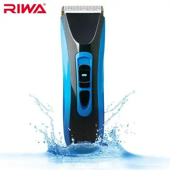

RIWA Blue Body RE-750A Waterproof Professional Hair Trimmer Cordless Hair Clipper Electric Hair Cutting Machine CE Certificated