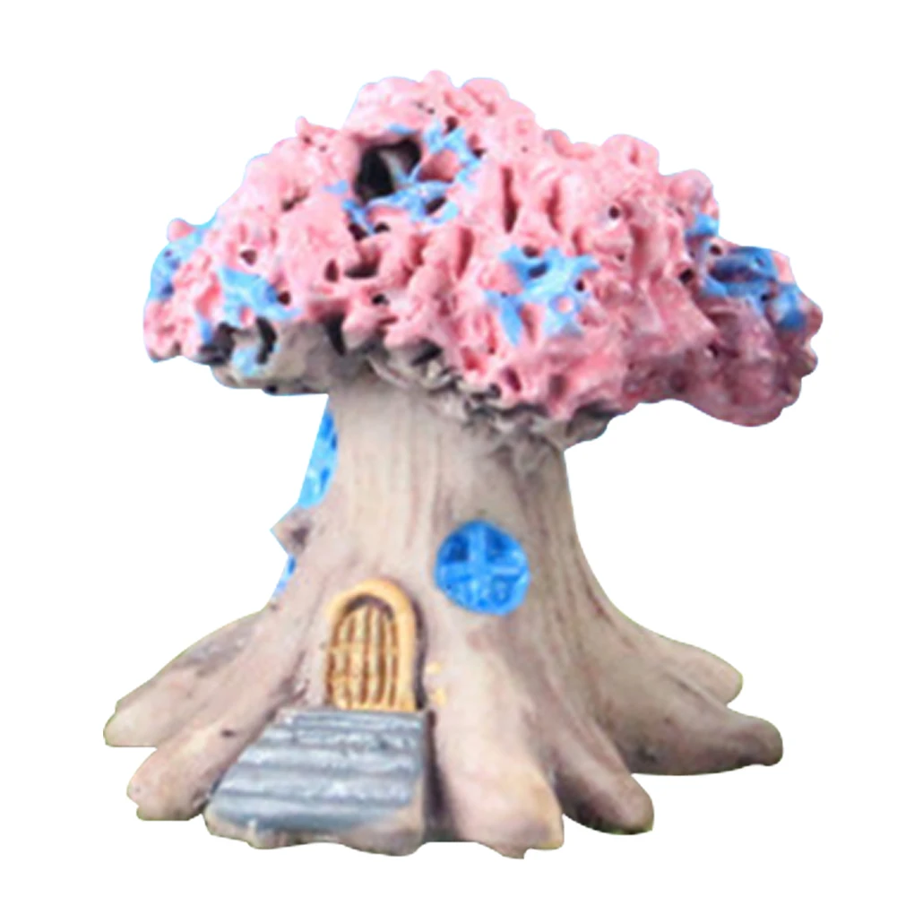 

Succulents DIY Moss Office Resin Decorative Fairy Garden Desk Tree House Cartoon Crafts Miniature Ornament Cute Micro Landscape