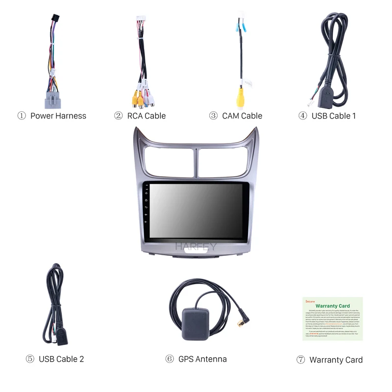 Clearance Harfey Android 8.1 9" 2Din Multimedia Player for 2010-2013 Sail GPS Car Radio Stereo support RDS Mirror Link 3G Wifi Auto Audio 5