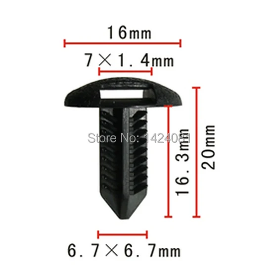 

100x OEM for Toyota Boot Trim Panel Carpet Seat Back Retainer XmasTree Clip Fastener 90467-08186 90467-08220 9046708186