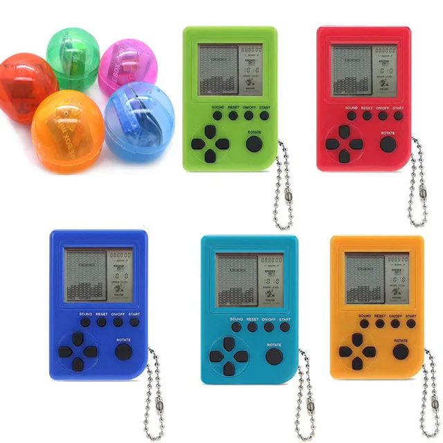 

Classic Tetris Hand Held LCD Electronic Game Toys Fun Brick Game Riddle Handheld Game Console Fast ship