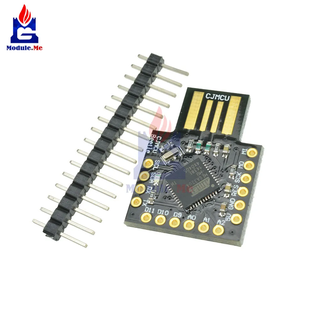 

Pro Micro Beetle Keyboard BadUSB USB ATMEGA32U4 Mini Development Expansion Board Module For Arduino Leonardo R3 16Mhz DC 5v
