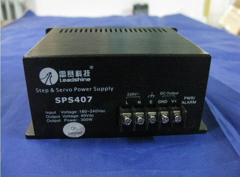 300W SPS407 new Leashine Specifically designed to power for stepping / servo drives 180-240V input and out 42VDC have 7A output 300W SPS407 new Leashine Specifically designed to power for stepping / servo drives 180-240V input and out 42VDC have 7A output