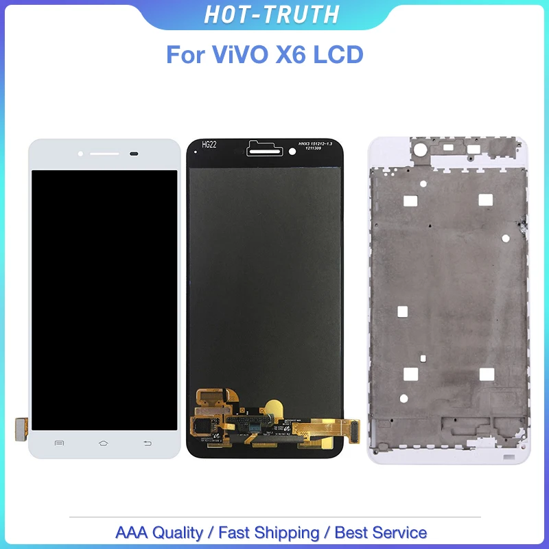 ЖК-дисплей 5 2 дюйма для VIVO X6 X6A X6D X6L X6S сенсорный экран рамка инструменты