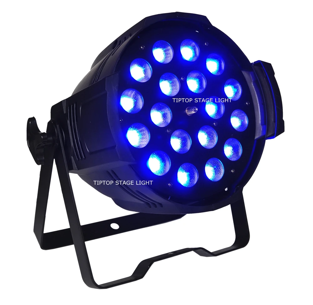 Светодиодный светильник TIPTOP 18x18 Вт RGBWA UV 6 в 1 с зумом 7/11 каналов китайские