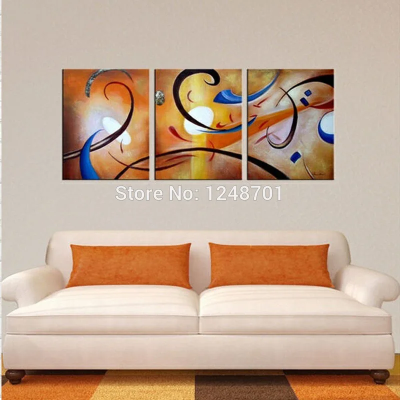 Large Wall Art, 3 Piece Oil Painting, Modern Wall Art, Contemporary Wall Art, Office Wall Art, Lobby Wall Art, Abstract Oil painting, Art2
