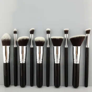 

10pcs/set Newl Makeup Brushes Set Women Foundation Powder Blending Eye Shadow Brush Cosmetics Tool Kit
