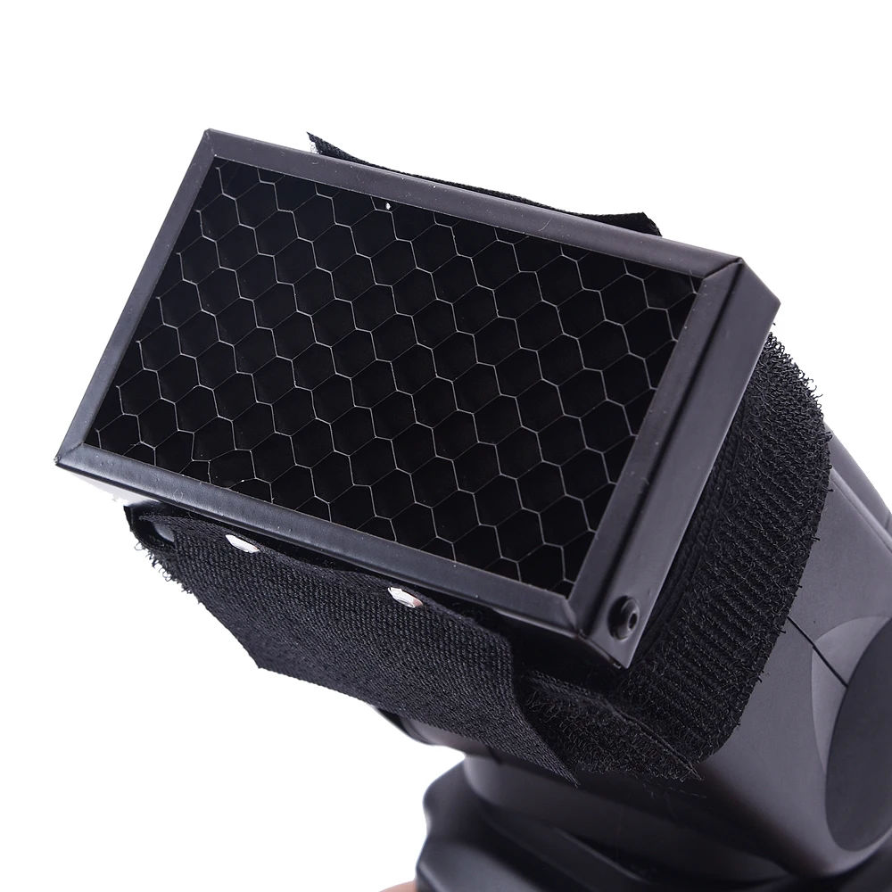 Honeycomb Grid Spot Flash Diffuser Softbox For Canon 580EX II 430EX for nikon SB900 SB600 for