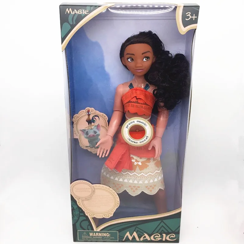 Фильм Vaiana Моана принцесса Мауи вождь туи Тала Heihei Pua фигурка украшения игрушки для детей подарок на день рождения