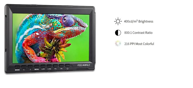 Feelworld FW74K 7 дюймов ips 4 K 1280x800 полевой монитор для DSLR с усилением фокуса Профессиональный HDMI ЖК-дисплей Камера для контроля уровня сахара в крови с креплением