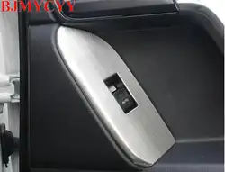 BJMYCYY 4 шт./компл. украшения рама из нержавеющей стали для окна автомобиля подъема панель для Toyota Prado 2700 2010-2018