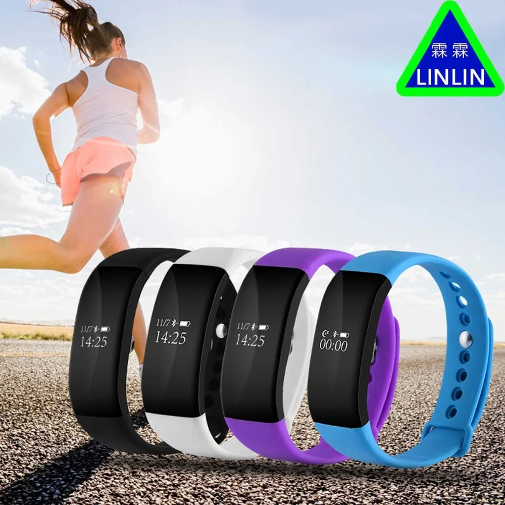 

LINLIN Health movement Step by step Blood oxygen blood pressure Heart rate waterproofing remind Intelligent hand ring