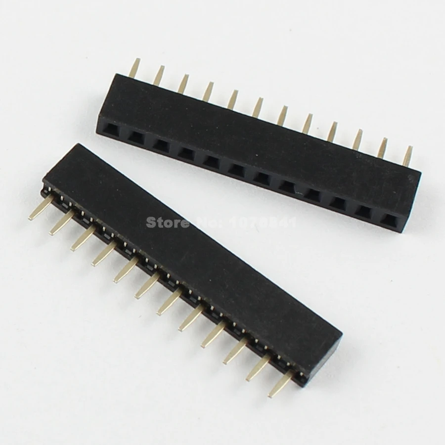 

20 Pcs Per Lot 2mm 2.0mm Pitch 12 Pin Female Single Row Straight Pin Header Strip