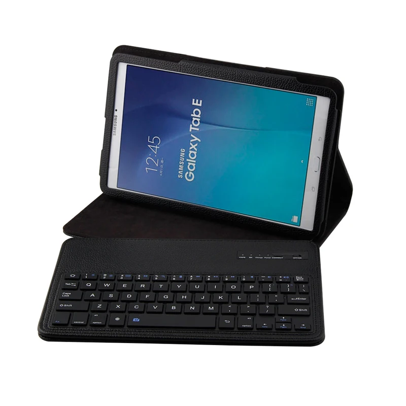 Чехол для Samsung Galaxy Tab E 9,6 T560 T561 Tablet Обложка Беспроводной Bluetooth Клавиатура Защитный из искусственной кожи SM-T560 SM-T561 случае