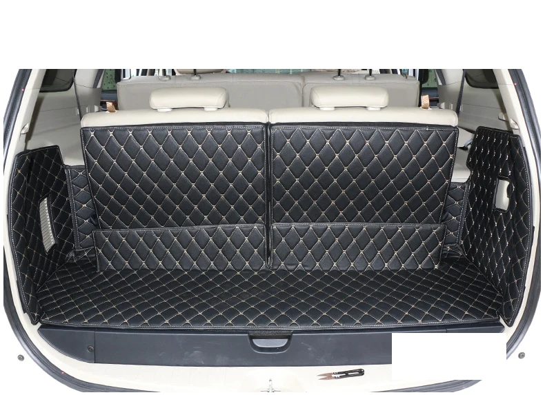 Волоконно кожаный коврик для багажника автомобиля Mitsubishi Challenger mitsubishi Pajero Sport 2008 2016