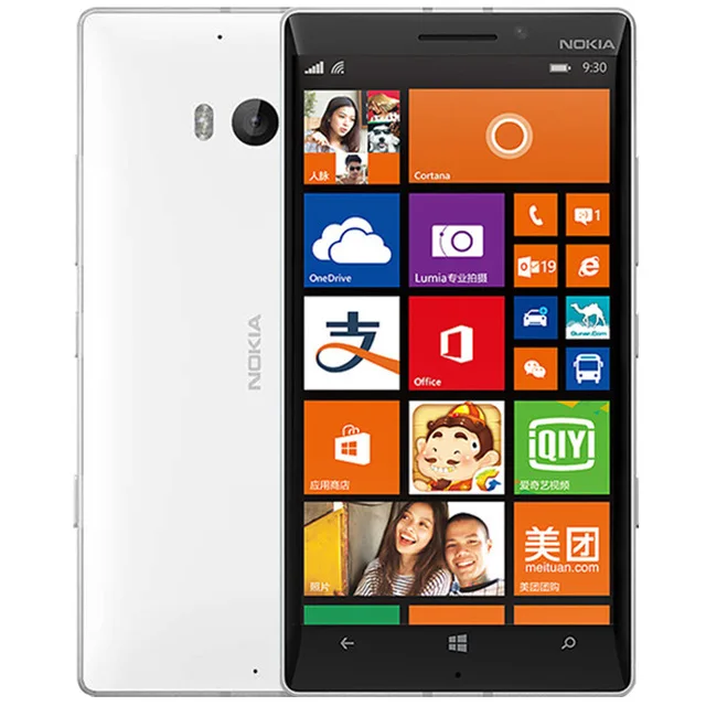 Nokia Lumia 930, разблокирована, 5,0 дюймов, 2 Гб ОЗУ, 32 Гб ПЗУ, МП камера, четыре ядра, LTE, NFC, Windows, мобильная ОС, мобильный телефон - Цвет: Белый