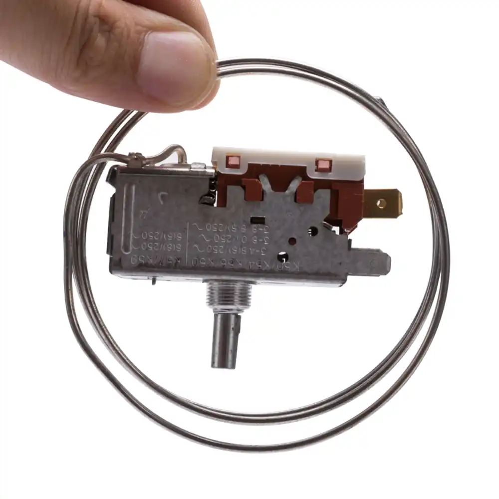 70cm refrigerator thermostat 3 pins metal cord freezer temperature controller switch 3 foot