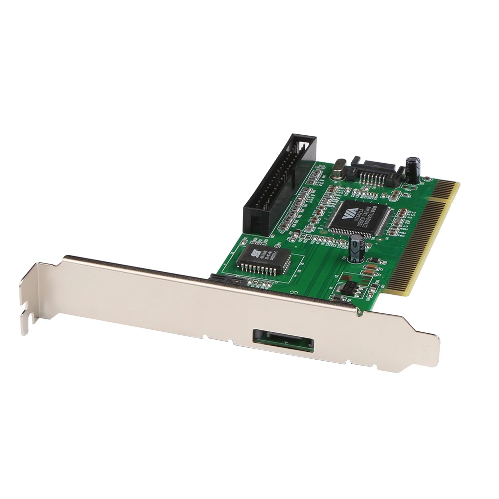 3 puertos SATA + IDE serie HDD ATA tarjeta PCI añadir en adaptador de expansión de tarjeta para ordenador de escritorio