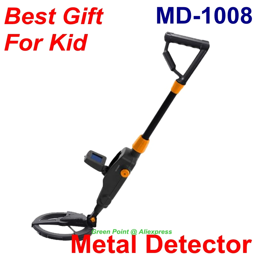 

MD-1008 Hanheld Underground Digital LCD Metal Detector Child Educational Game DIY Magic Smart Sand Toy Kids Gift Searching Tools