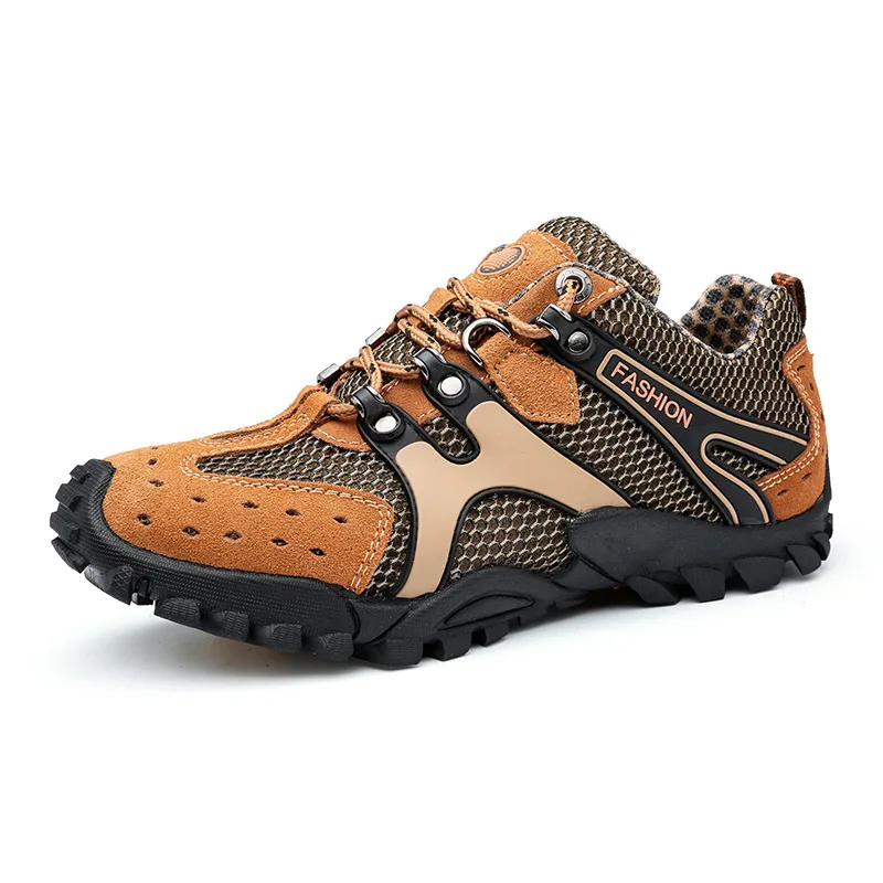 

Spring and summer air net shoes sneakers sports shoes outdoor mountaineering shoes salomones men hiking leather shoes hiking
