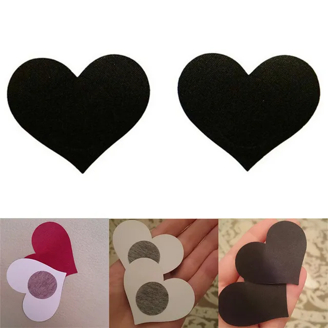 Buy 1 Pair Heart Shape Adhesive Breast Petals Nipple