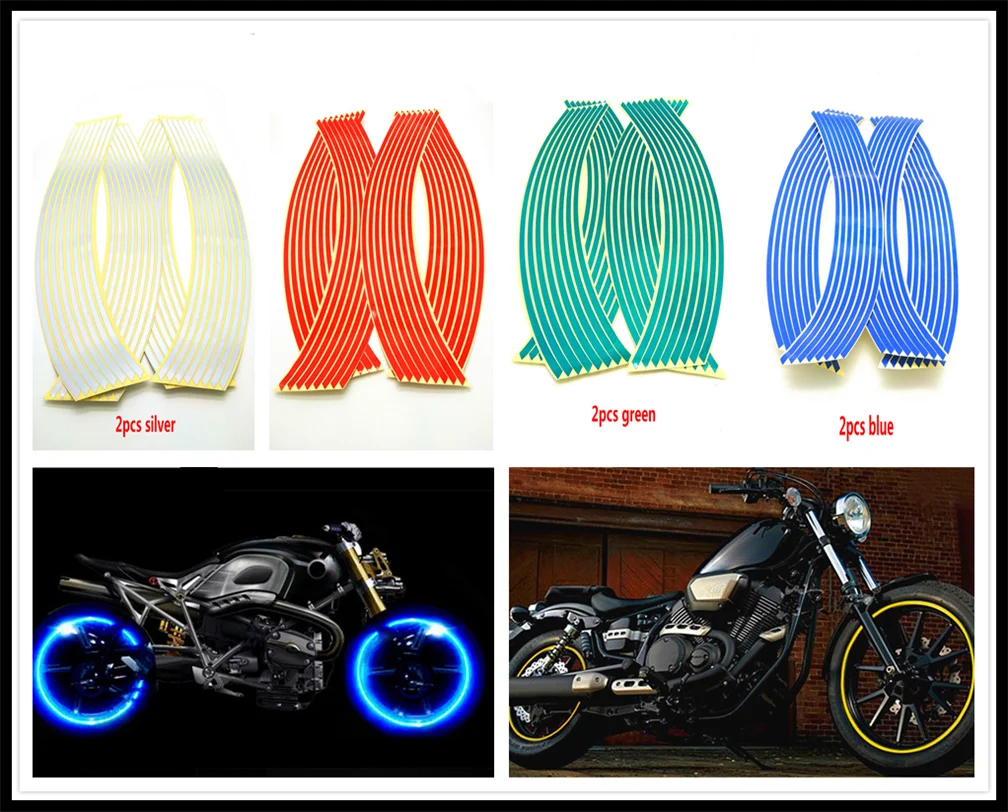Светоотражающая наклейка на колесо для мотоциклов YAMAHA YZ80 85 YZ125 250 YZ250F YZ426F 450F YZ250X |