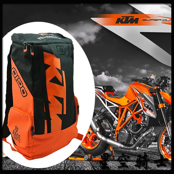 

Free Shipping 2015 Version Orange backpack Motorcycle bag Riding backpack equipment bag motocross bag outdoor backpack