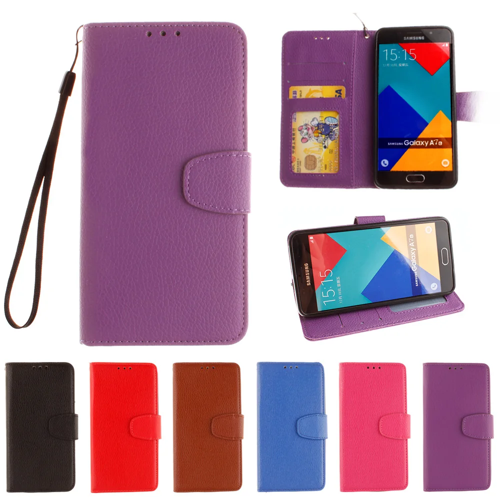 Флип чехол для Samsung Galaxy A7 2016 A 7 710 A710 A710F A710fd кожаный телефона с рисунком из кожи A7100