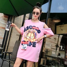 Бренд хип-хоп Tide, летняя новая свободная футболка с бусинами без бретелек, женская футболка с коротким рукавом