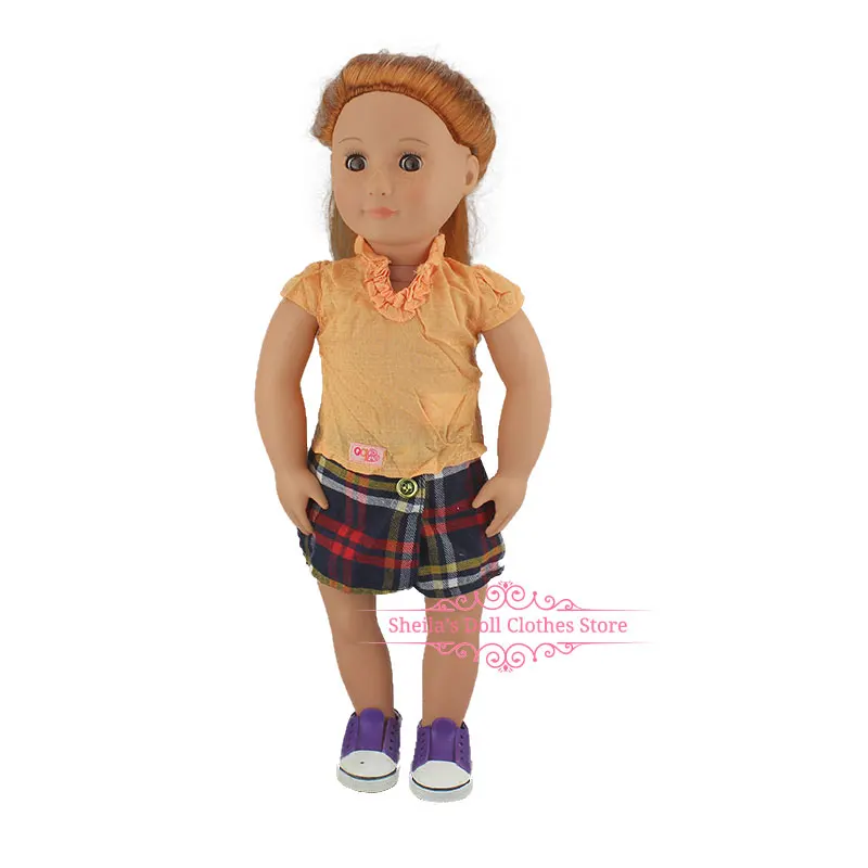 New Lovely Arrival Fashion Jean Skirt For 18 inch American Girl Doll Clothes,(Shoes are not included