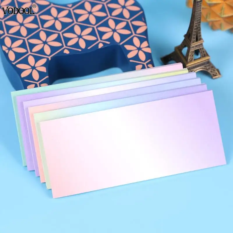 

VODOOL Korea 40 sheets Cute Memo Pad Long Fine Stickers Scrapbooking Sticky Notes Label Decor Stickers School Gift random color