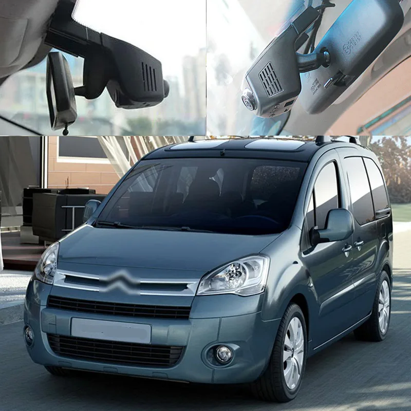 Видеорегистратор BigBigRoad для Citroen Berlingo C2 1080 P Wi Fi ночное видение|dvr fhd 1080p|car black boxblack box