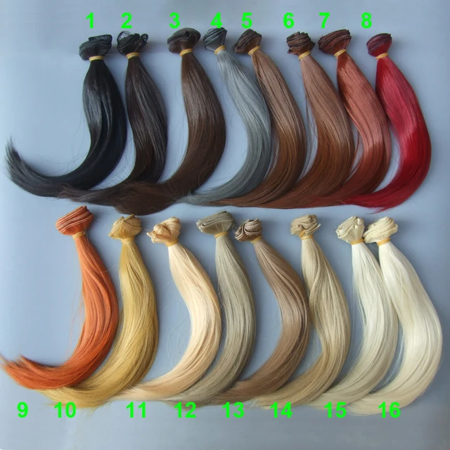 25CM doll wig thick DIY wigs for BJD SD doll / hair for handmade DIY cloth doll 1