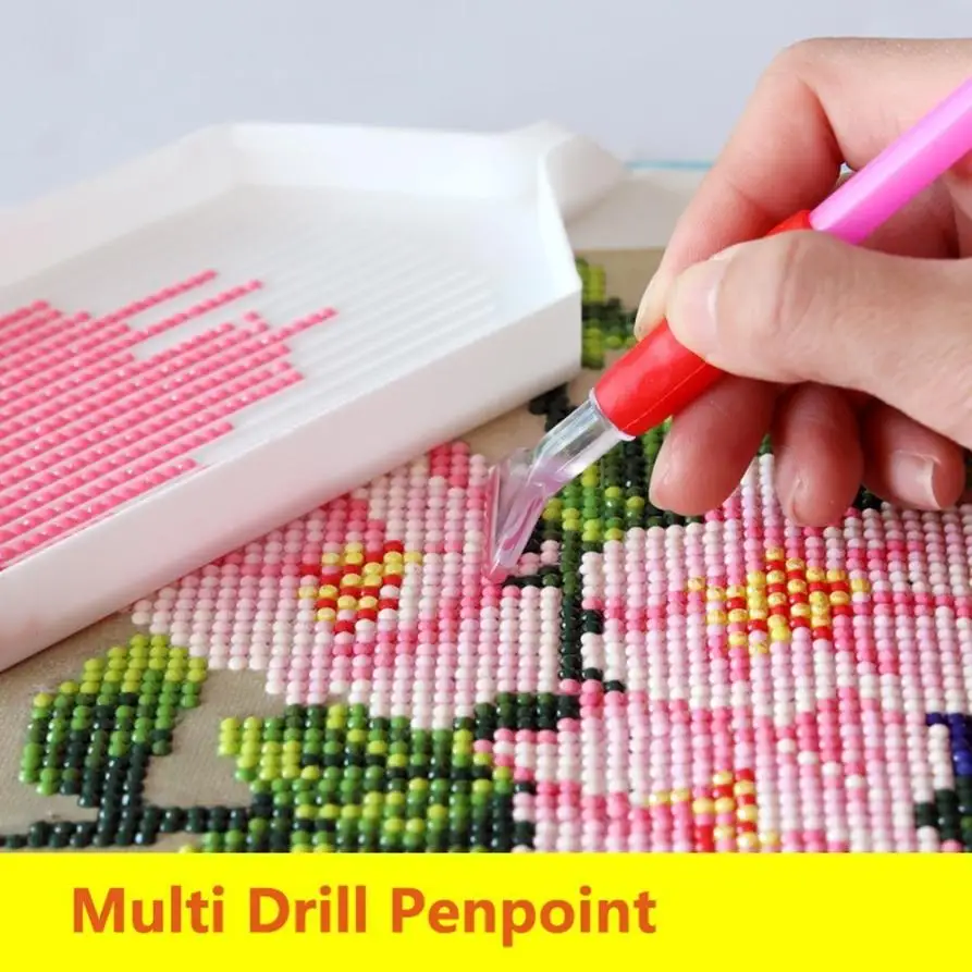 

2018 Customized Diamond Embroidery Accessories Diamond Painting Tool Complete Kits 139pcs / Set For Dropshipping