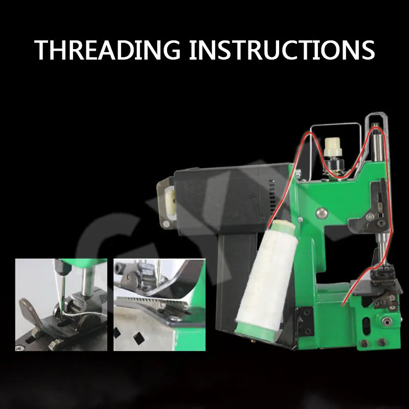 LISM портативная электрическая швейная машина для запечатывания тканых мешков промышленная пресс-подборщик машина для стежка цепи