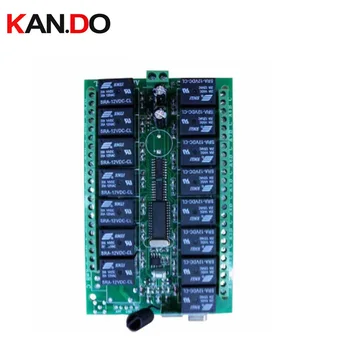 

DC 12V 24V 15 CH 15CH RF Wireless Remote Control Switch System Receiver,315/433.92 MHZ /lamp/Garage Door/shutters