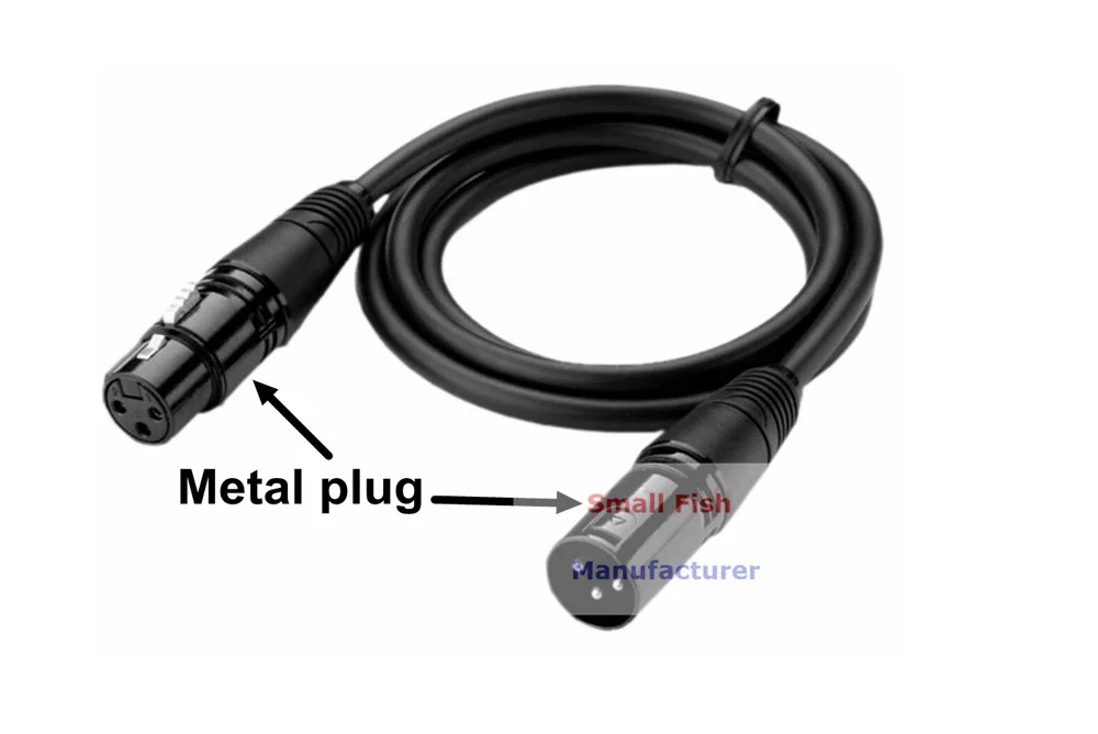 Оборудование для сценического освещения кабель аудио DMX кабель 3-конт. xlr сигнала подключение экранированный XLR кабель для мужчин женский для перемещения головы светодиодный Par