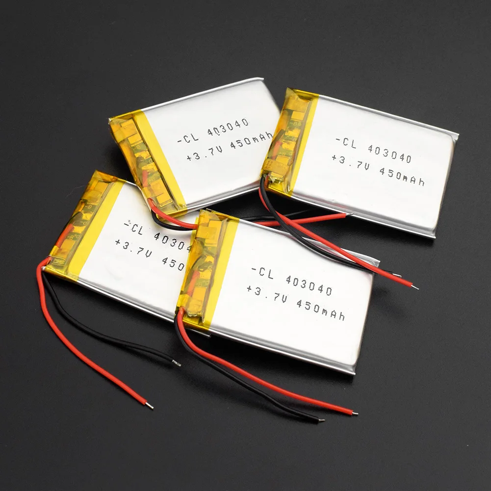 Полимерный аккумулятор 450mah 3 7 V 403040 умный дом MP3 колонки литий ионные аккумуляторы