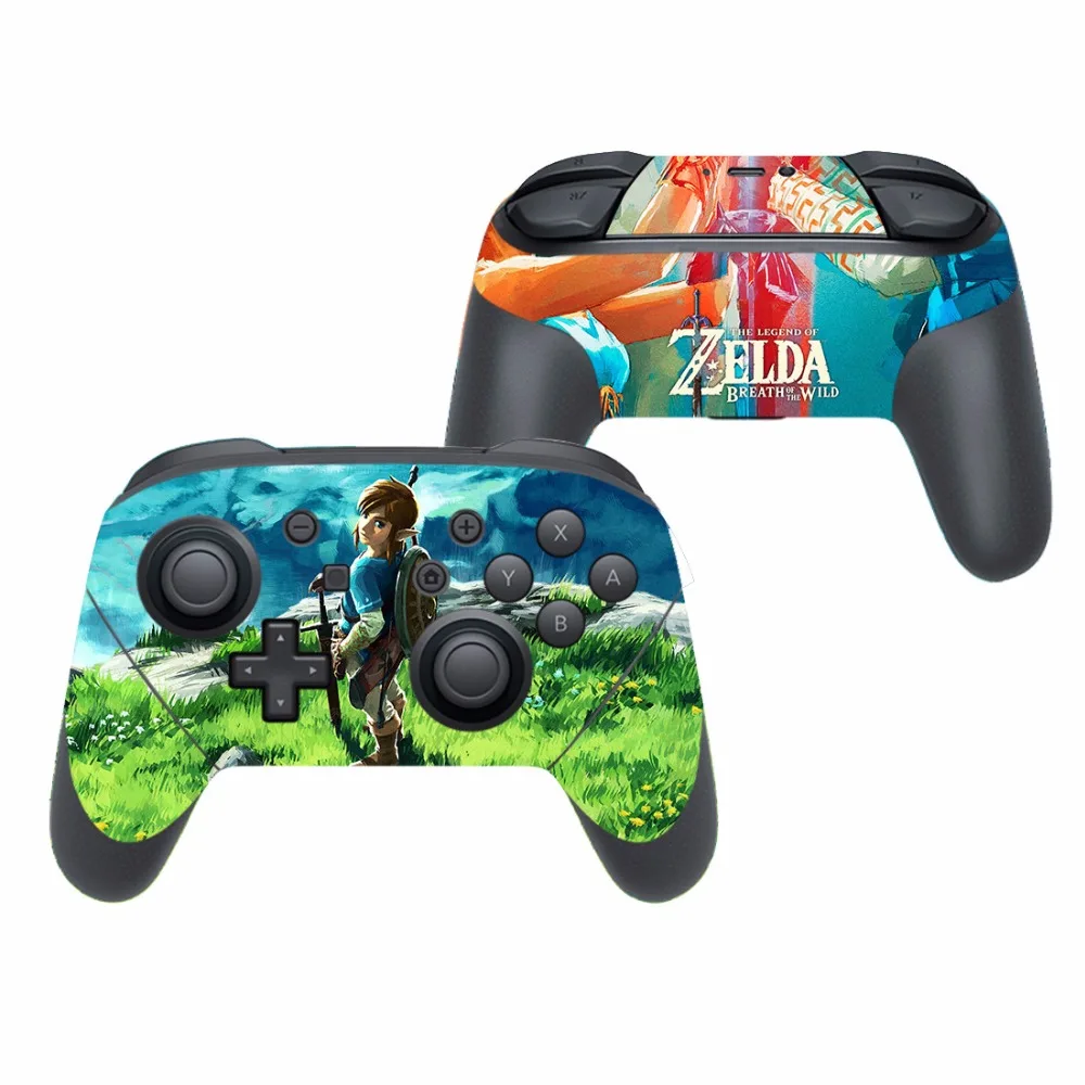 Легенда о Зельде дикого дыхания Виниловая наклейка для Nintendo Switch Pro контроллер