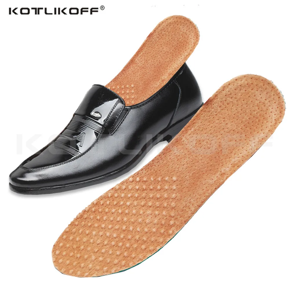 

High Elastic Deodorant pig skin surface Insoles for Man Women Sports Running Shoe Soles Heel Spur Inner Breathable Shoes Pad