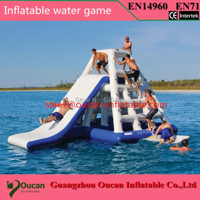 

PVC inflatable water tower, floating inflatable water game for water park
