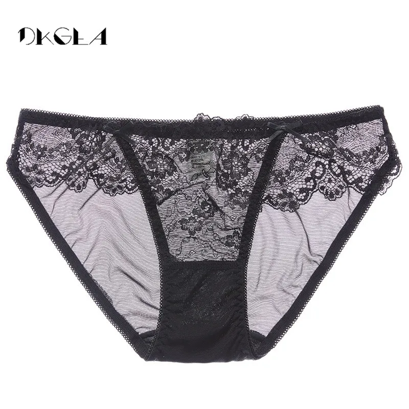 New Ladies Transparent Underwear S M L XL Size Low Waist High Quality Lacy Sexy Panties Women Embroidery Red Lace Briefs Hollow